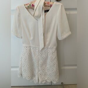 White romper - size S